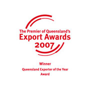 Queensland export winner 2007 logo